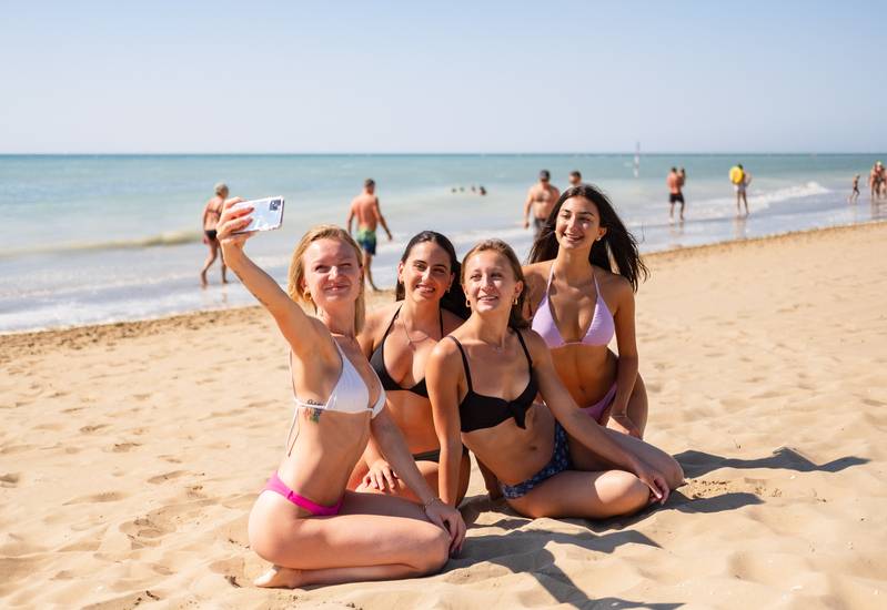 Bibione Beach with friends